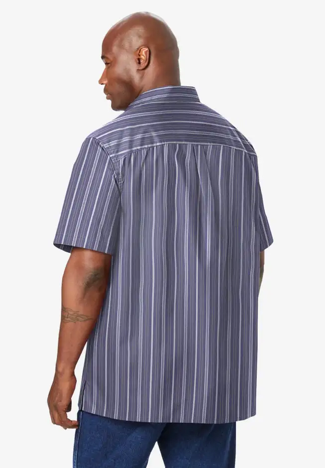 Striped Short-Sleeve Sport Shirt
