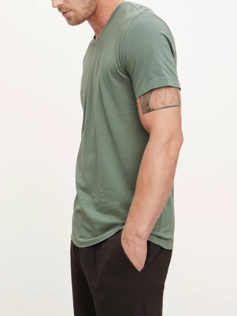 Men's Fashion Cotton V-Neck T-Shirt