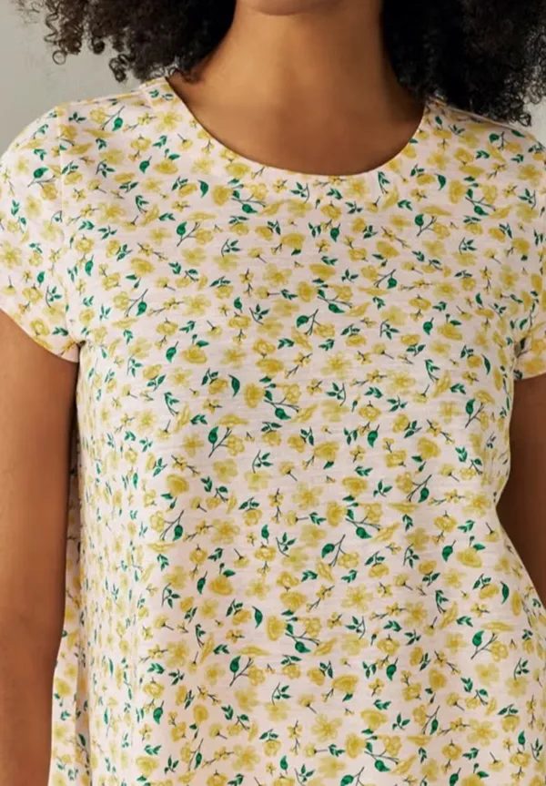 Back Pleated T-Shirt