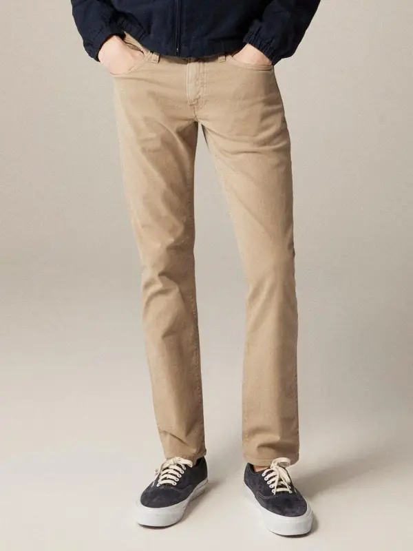 Khaki Regular Fit Men's Jeans