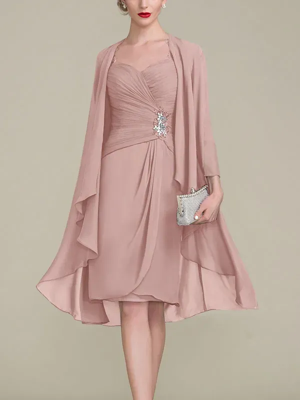 Waist Chiffon Simple Temperament Bridal Mother Dress