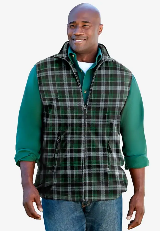 Explorer Plush Fleece Zip Vest