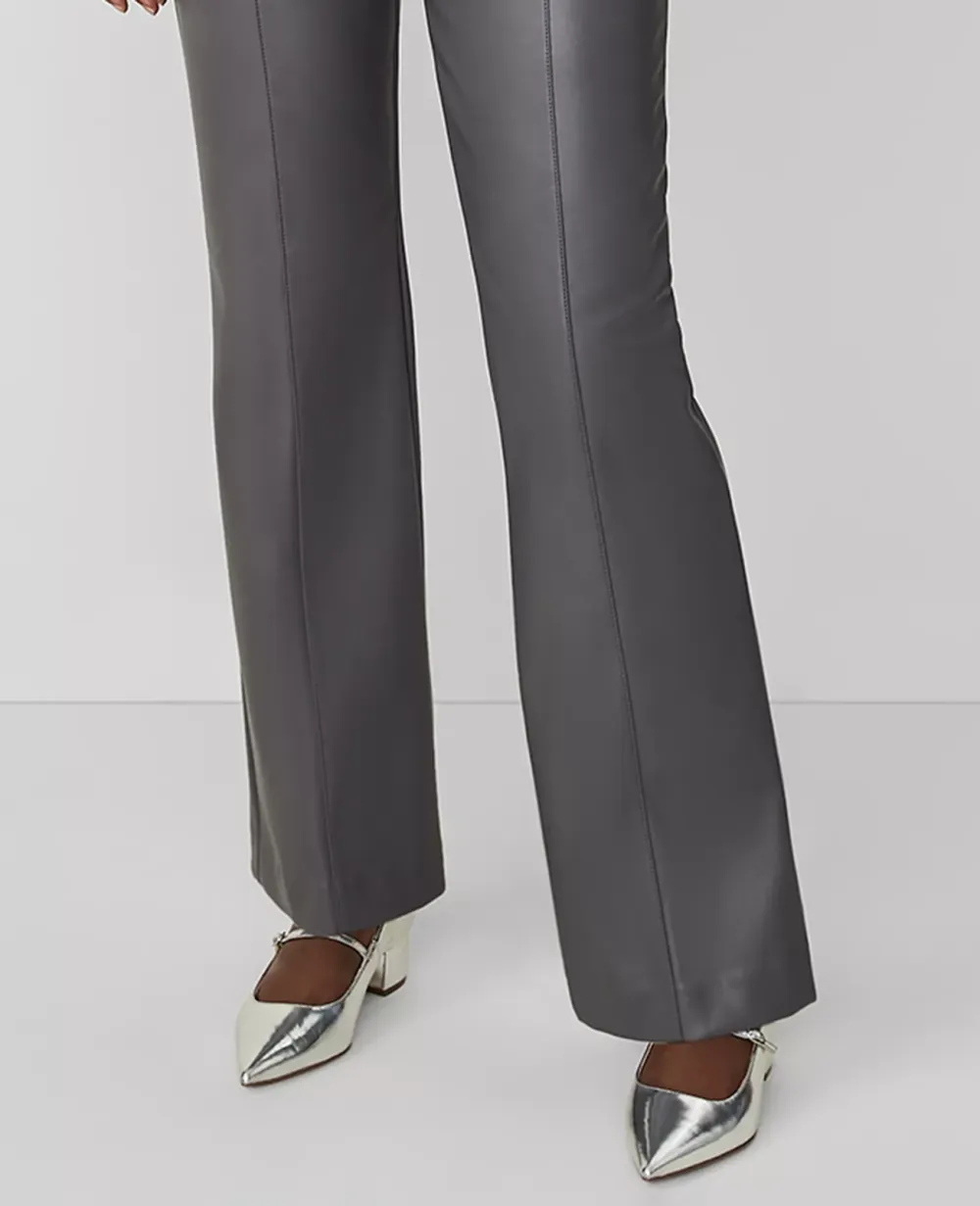 The Petite Faux Leather Trouser
