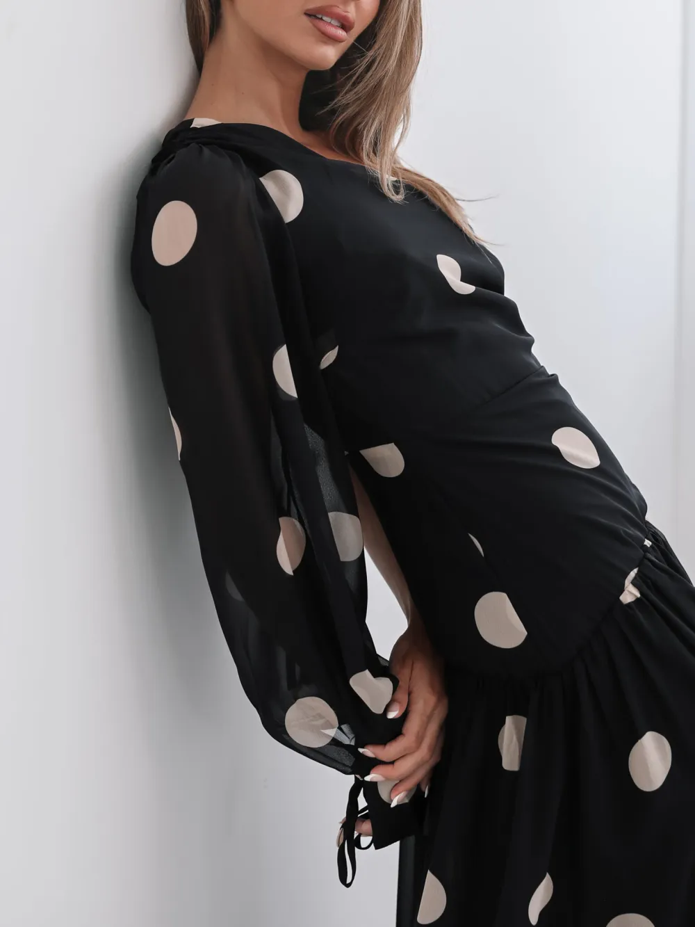 Black Spot Casual Style Dress