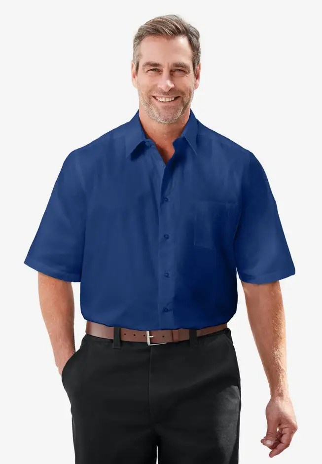 Wrinkle-Free Short-Sleeve Dress Shirt