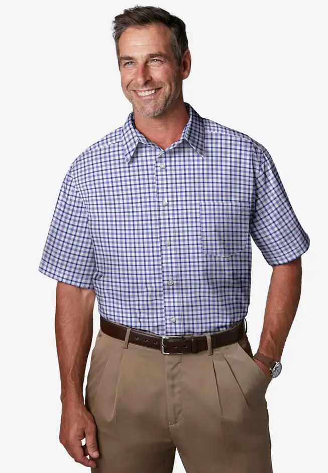 Wrinkle-Free Short-Sleeve Dress Shirt