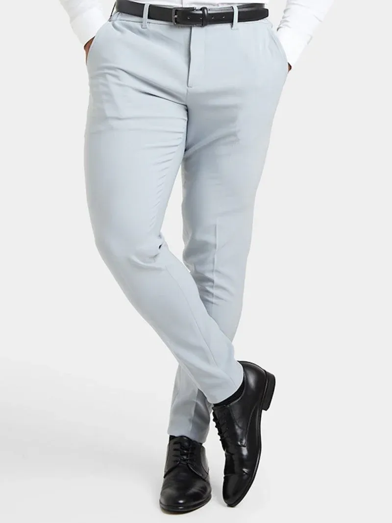 Light Grey  Hight-End Comfortable Suit Trousers