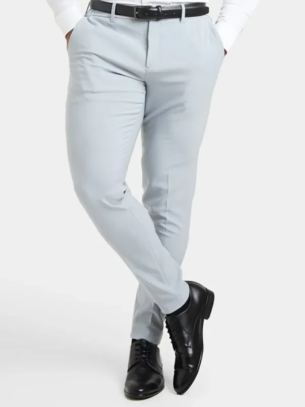 Light Grey  Hight-End Comfortable Suit Trousers