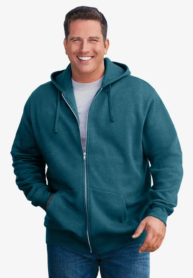 Fleece Zip-Front Hoodie