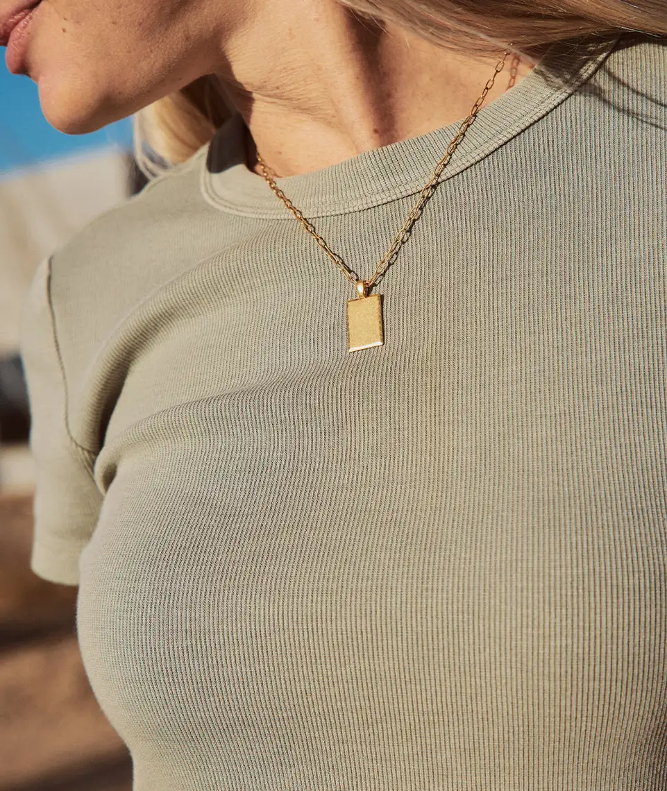 Faded Olive Relaxed Tee