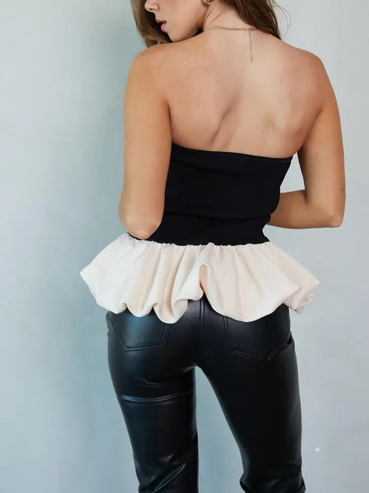 Margot Strapless Bubble Corset Top