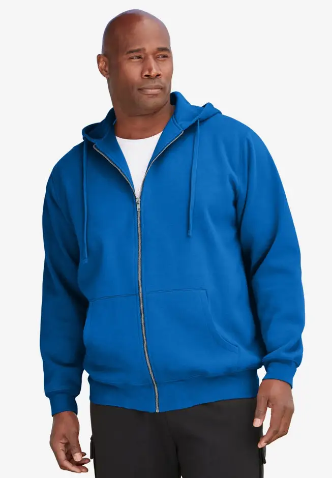 Fleece Zip-Front Hoodie