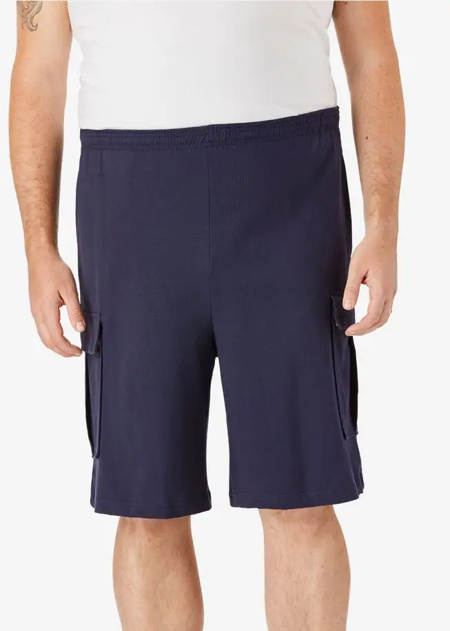 Lightweight Jersey Cargo Shorts
