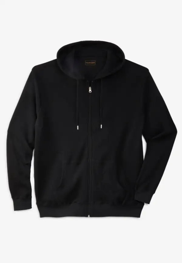 Boulder Creek™ Thermal Waffle Zip Hoodie
