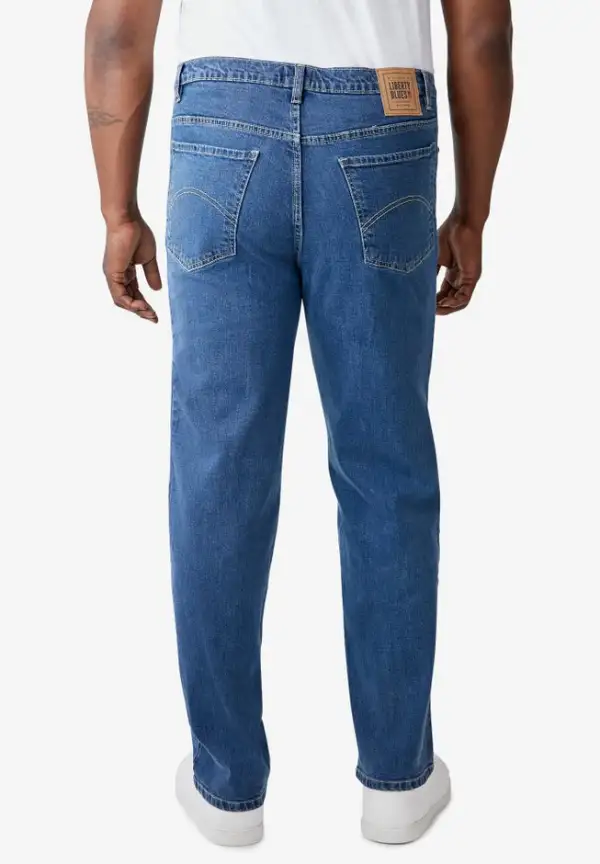 Relaxed-Fit Stretch 5-Pocket Jeans