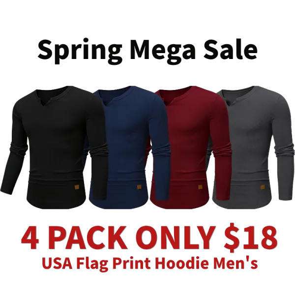 Mens Long Sleeve Muscle V-Neck Longline Ribbed Tee Shirts