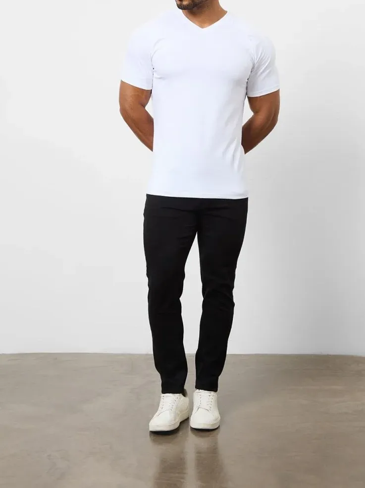 Men's Soft  Leisure V-Neck 5-Pack