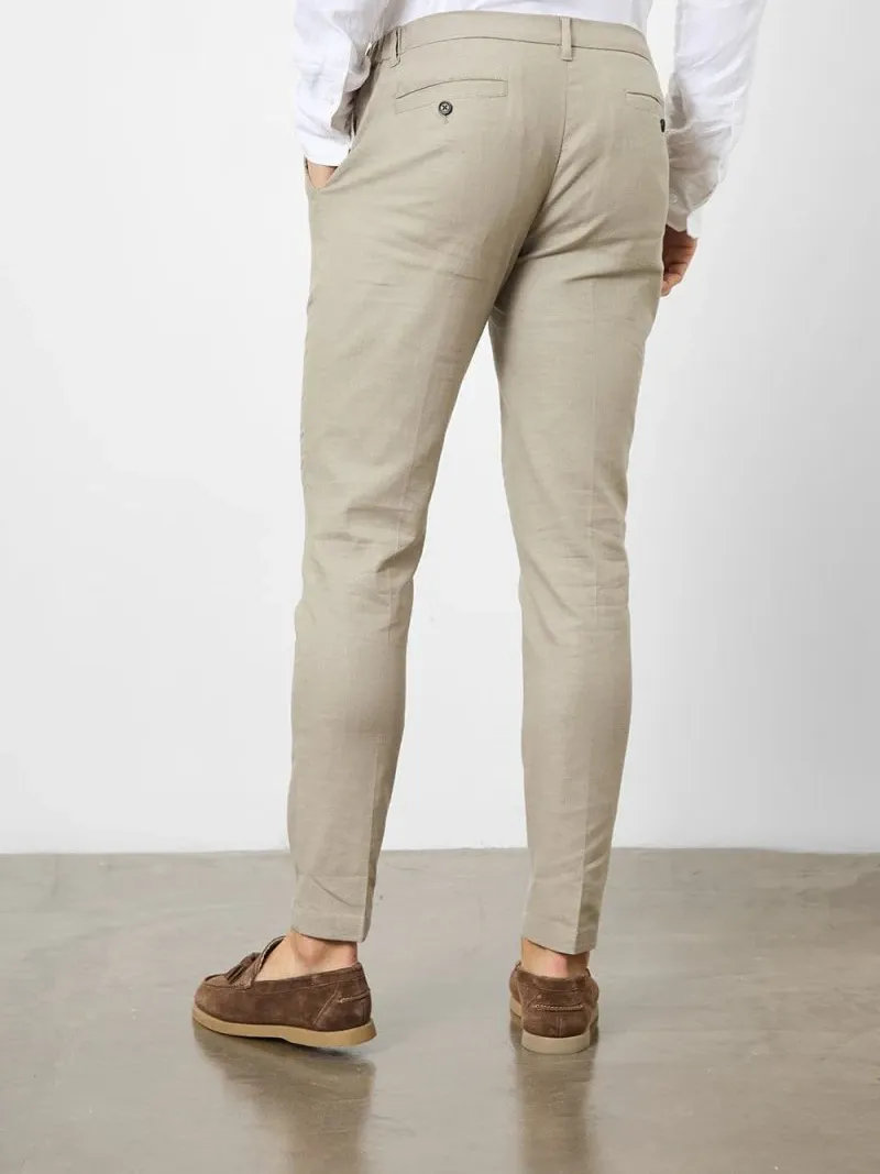 Dark Stone Hight-End Comfortable Suit Trousers