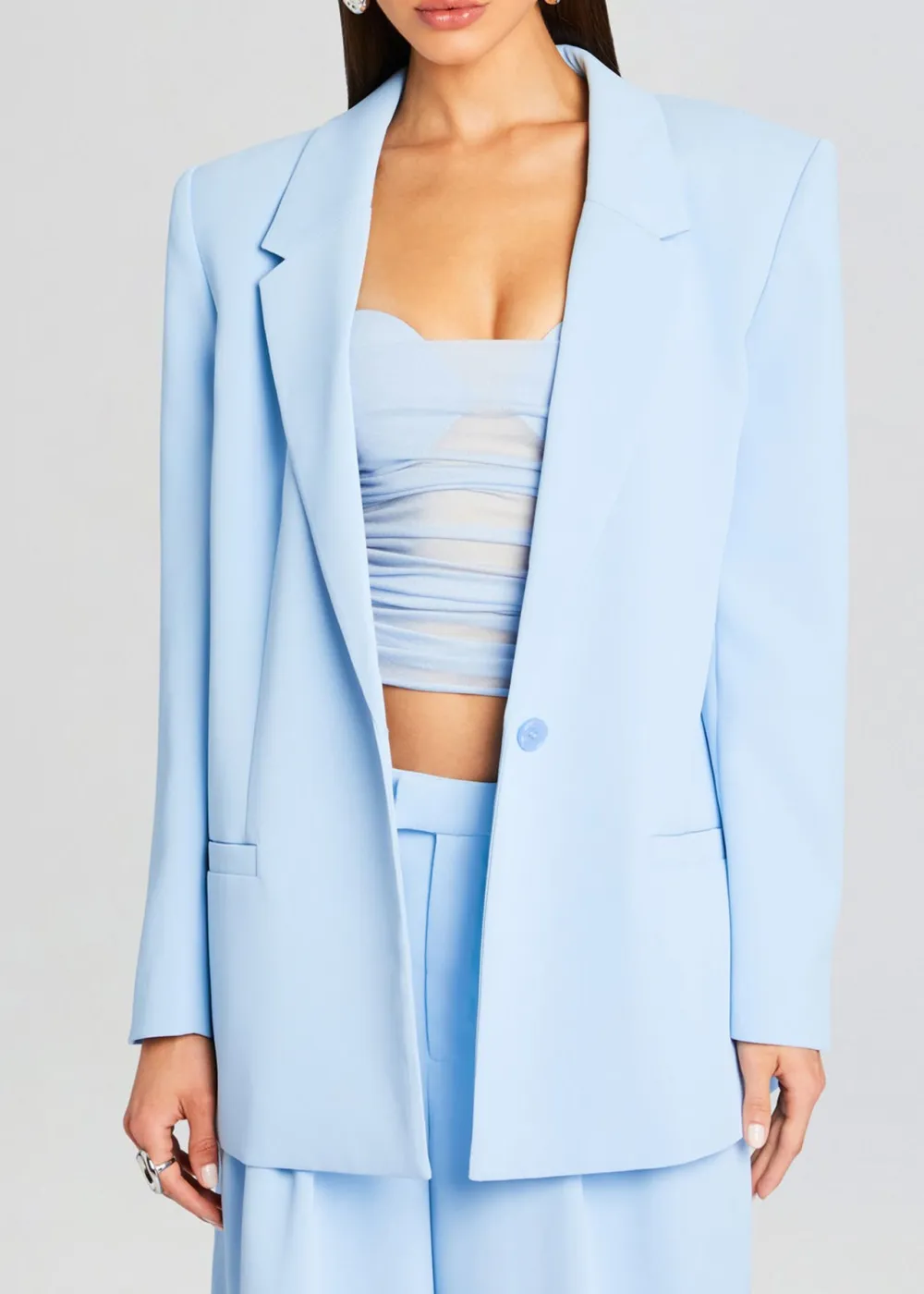Solid Color Blazer