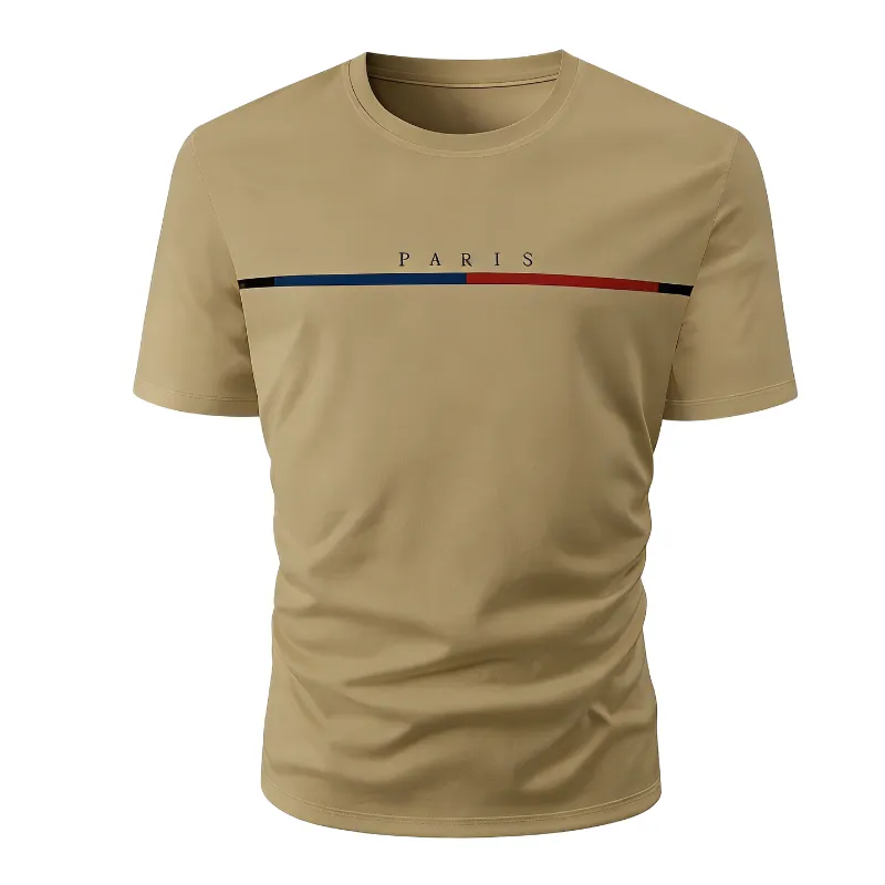 Men's Letter Graphic Tee Tops