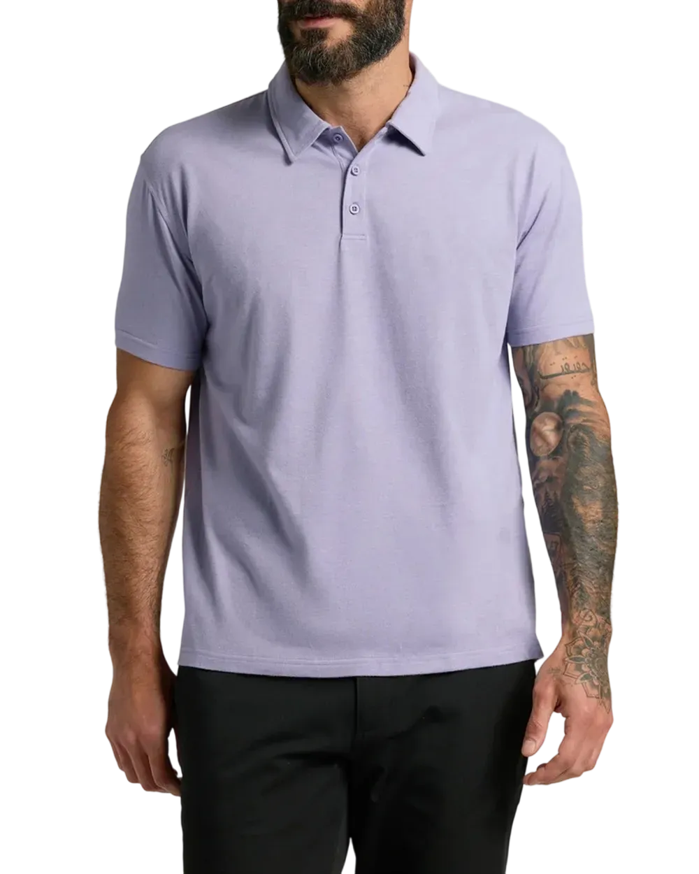 RL Men'S Casual Business POLO Shirt, Breathable Pique Fabric,Classic Polo
