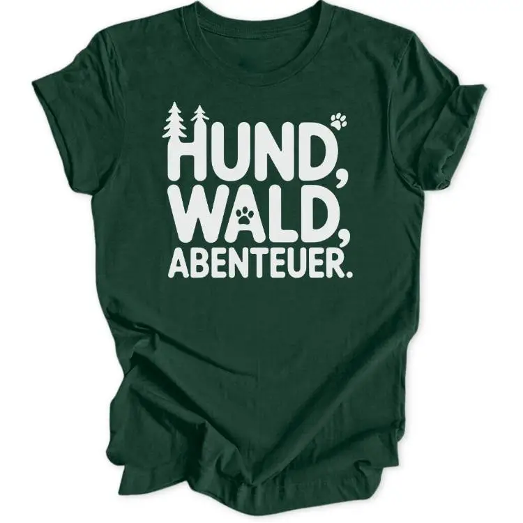 Dog Forest Adventure Unisex T-Shirt