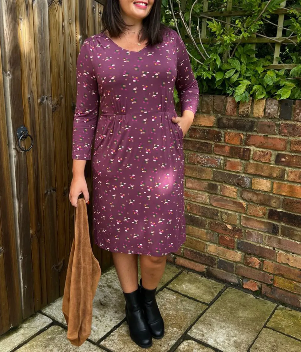 Daily Print Midi Dress