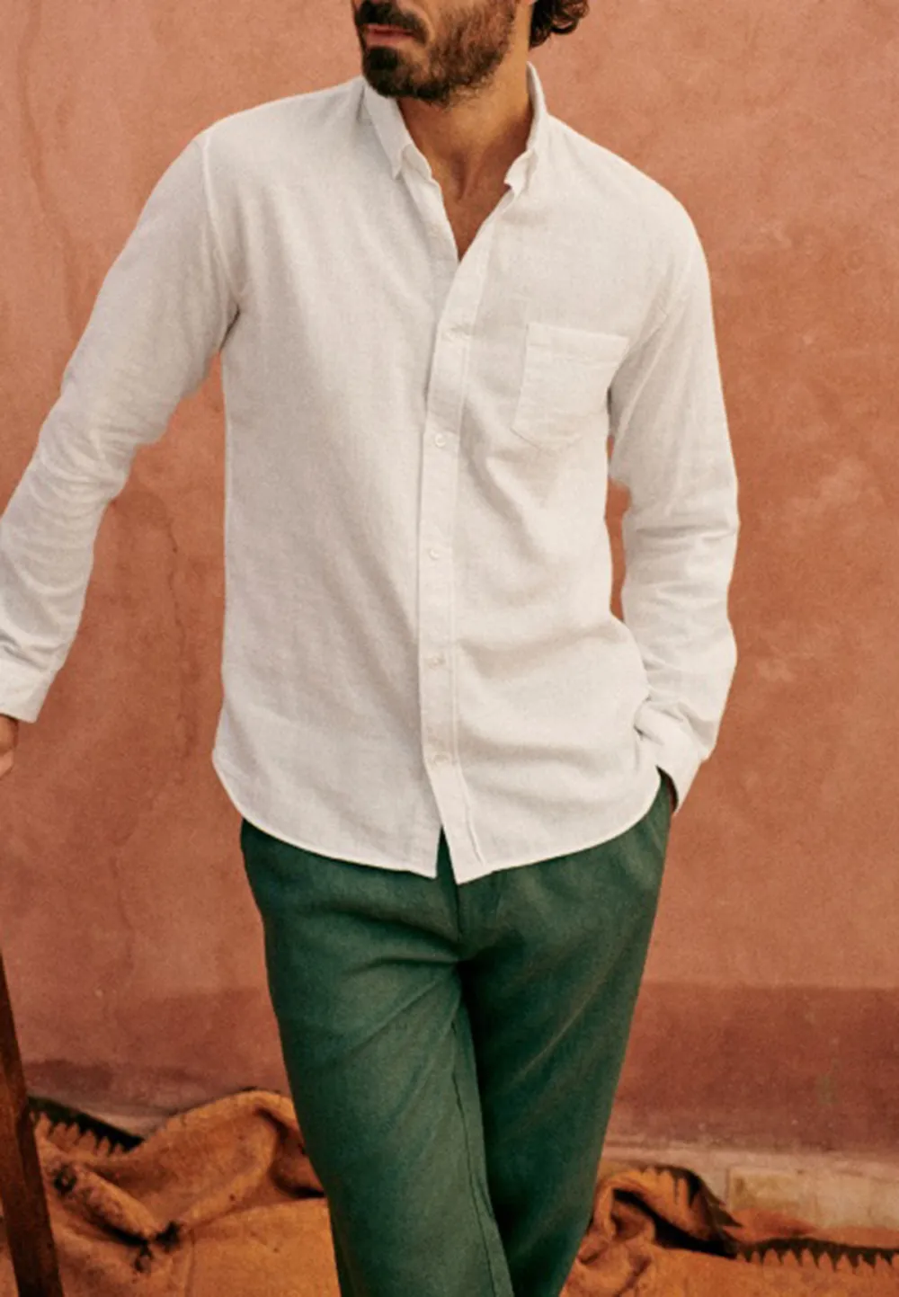 Adjustable Cuff Fastening Shirt