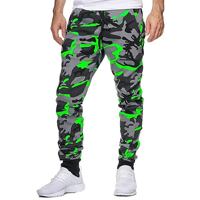 Men's Micro-Elastic Camouflage Cotton Sweatpants