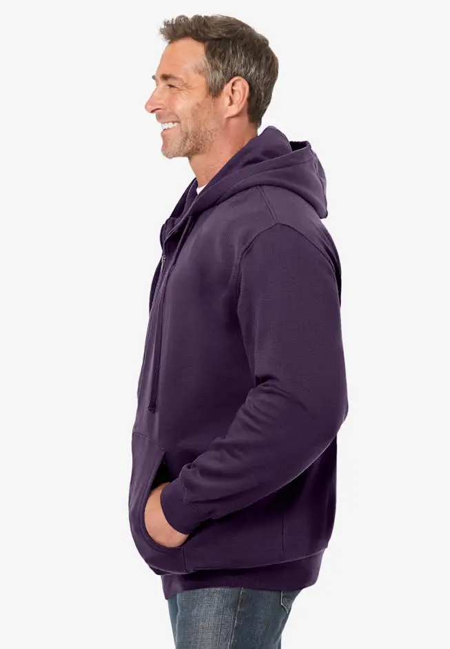 Fleece Zip-Front Hoodie
