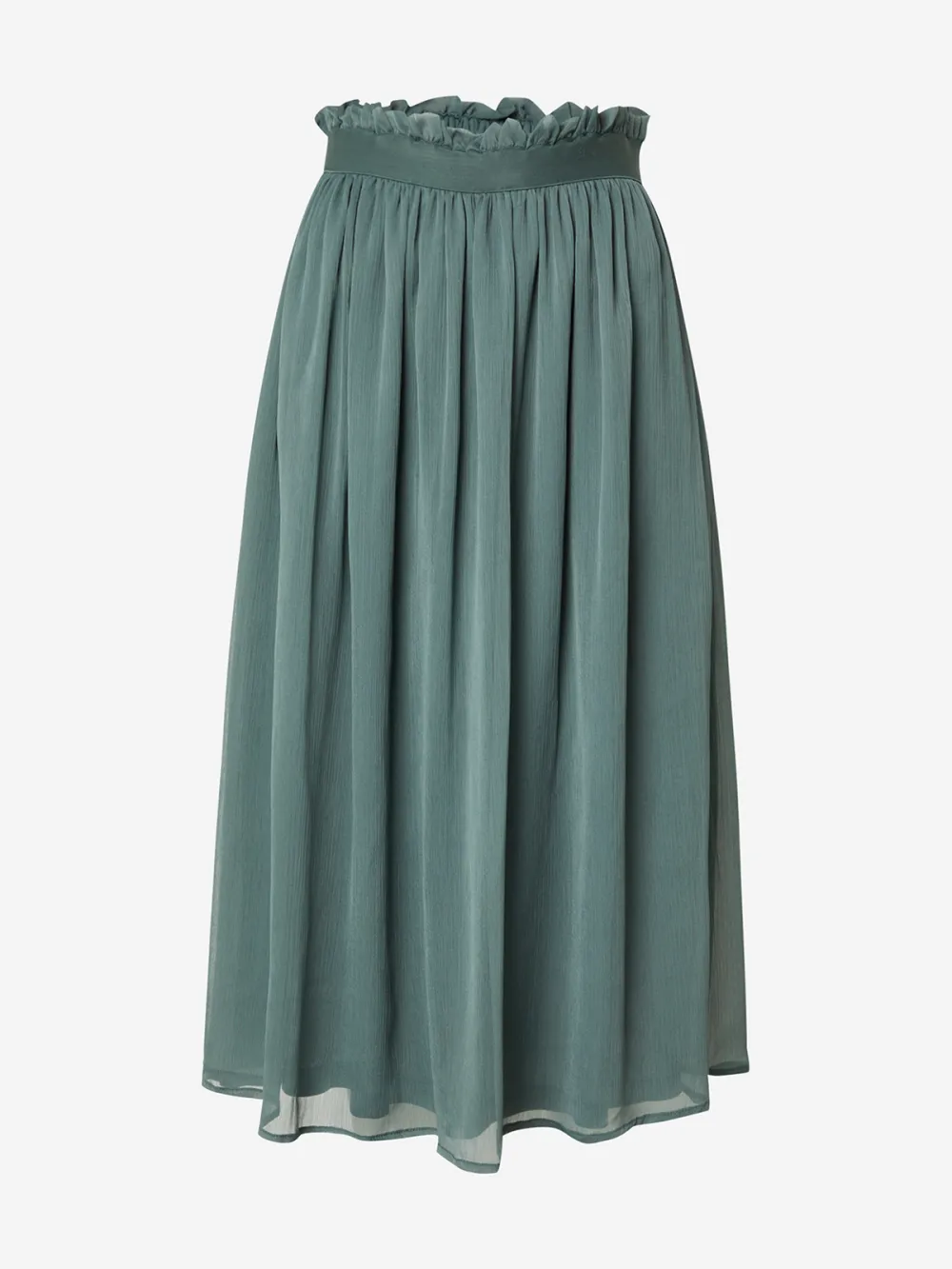 Elastic Waistband Casual Style A-line Skirt