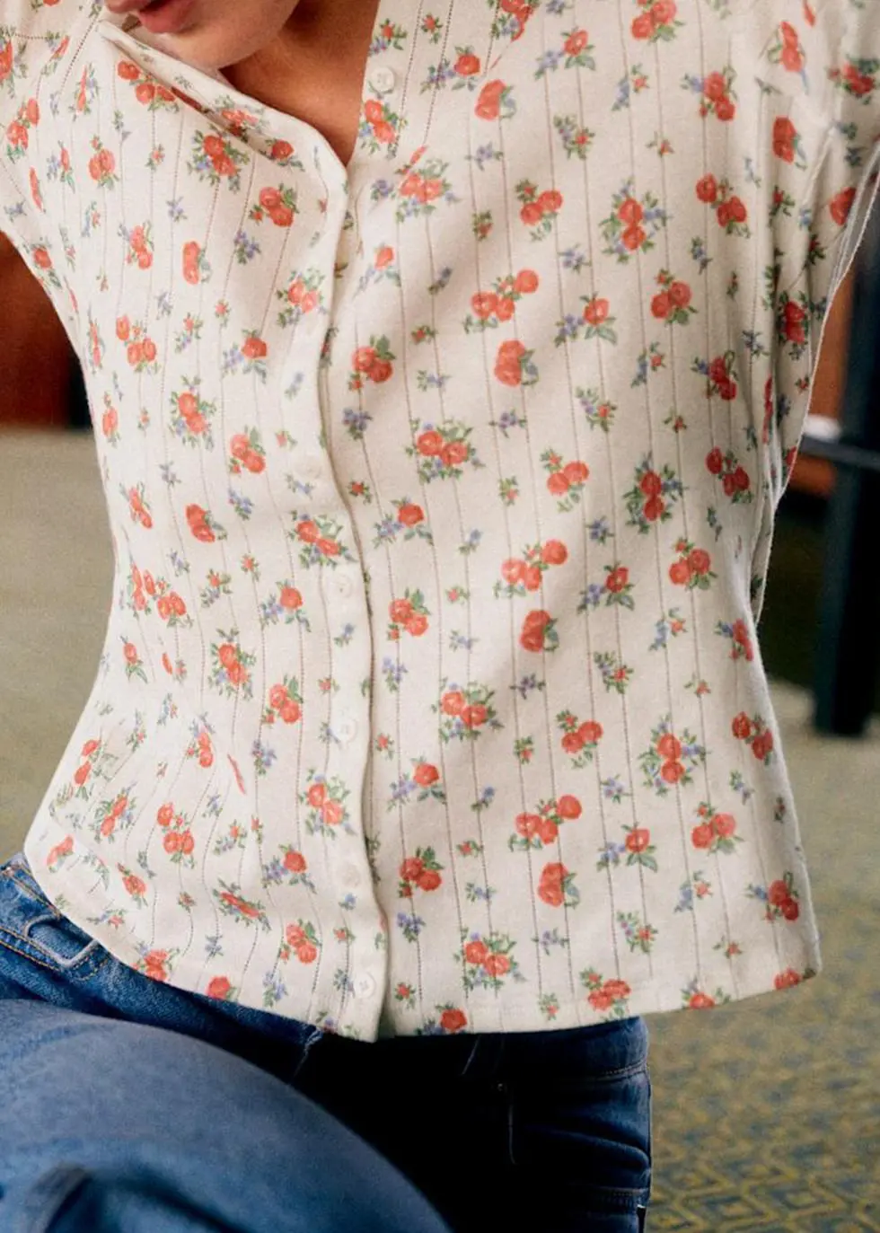 Floral Long Sleeved Cardigan