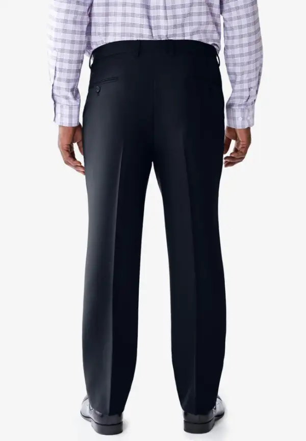 Easy Movement Pleat-Front Expandable Dress Pants