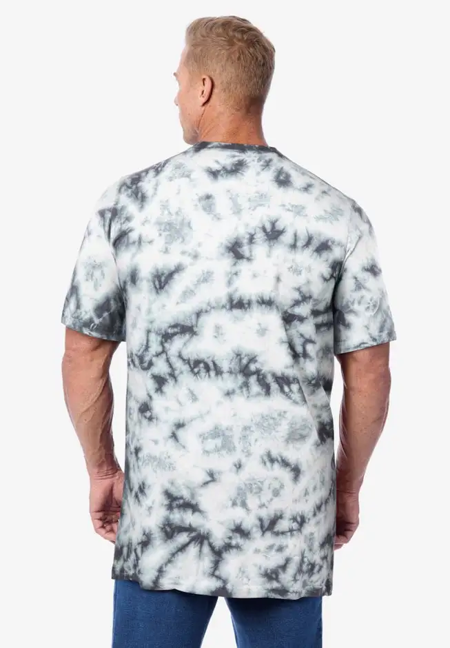 Shrink-Less Lightweight Longer-Length Crewneck T-Shirt