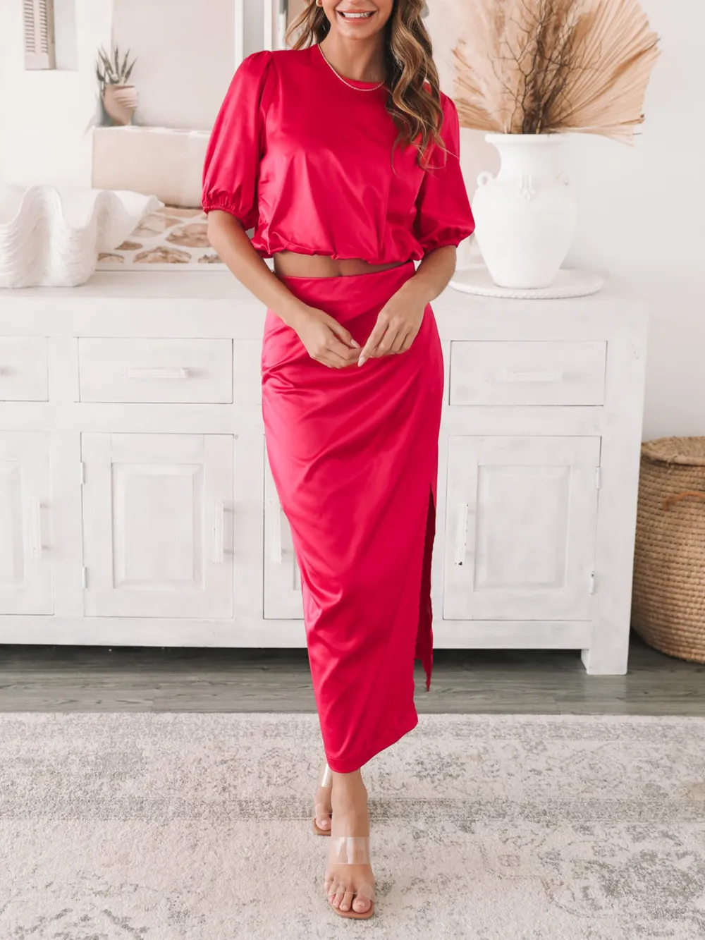 Style Sweetheart Neckline Print Top