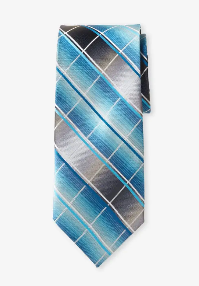 Extra Long Check Tie