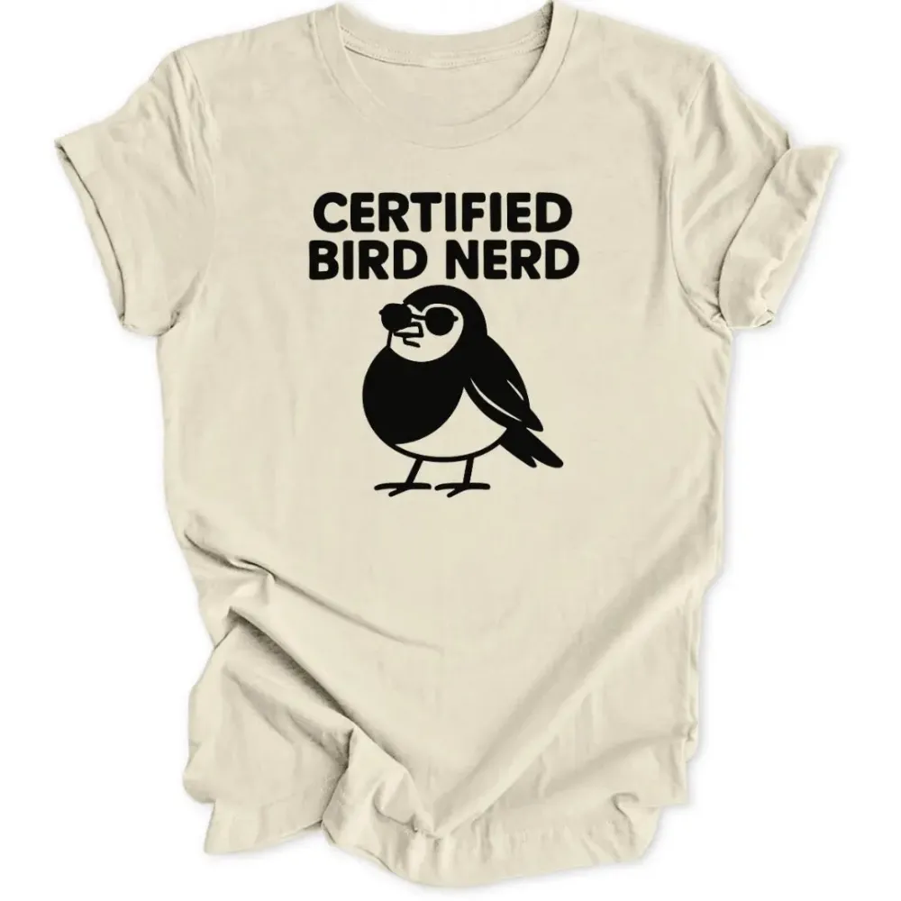 Certified Bird Nerd Unisex T-Shirt
