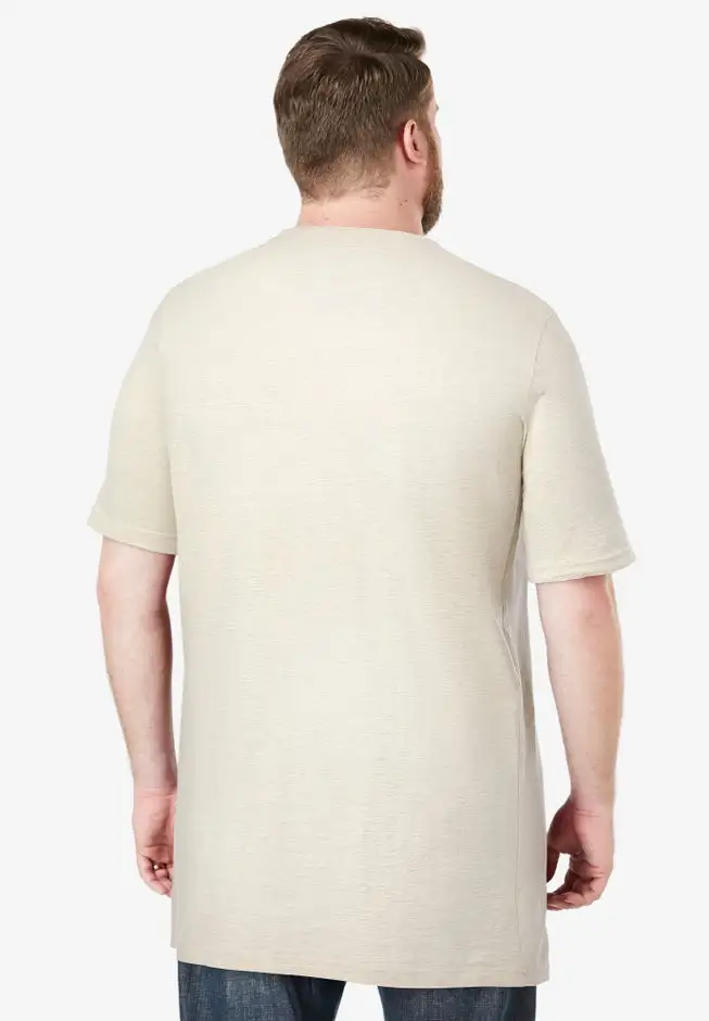 Heavyweight Longer-Length Pocket Crewneck T-Shirt
