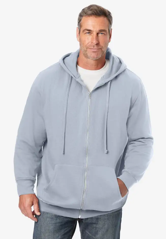 Fleece Zip-Front Hoodie