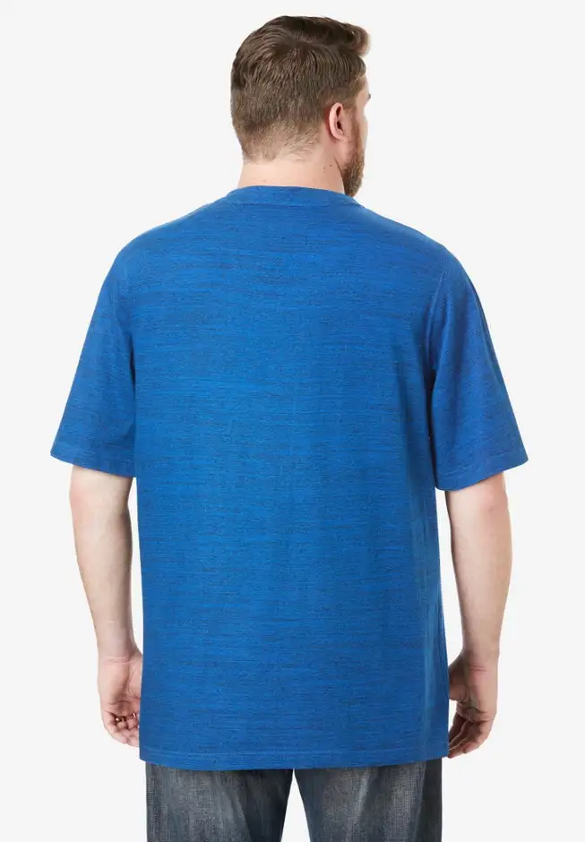Shrink-Less Lightweight V-Neck Pocket T-Shirt