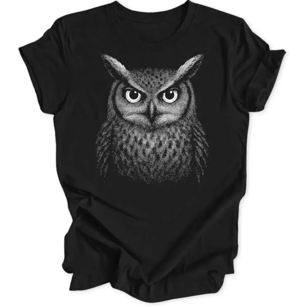 Owl Portrait Unisex T-Shirt