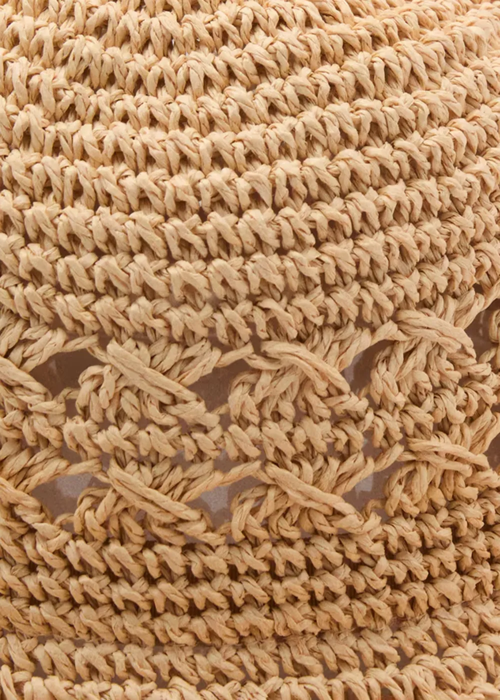 Vacation Style Hat With Openwork Details