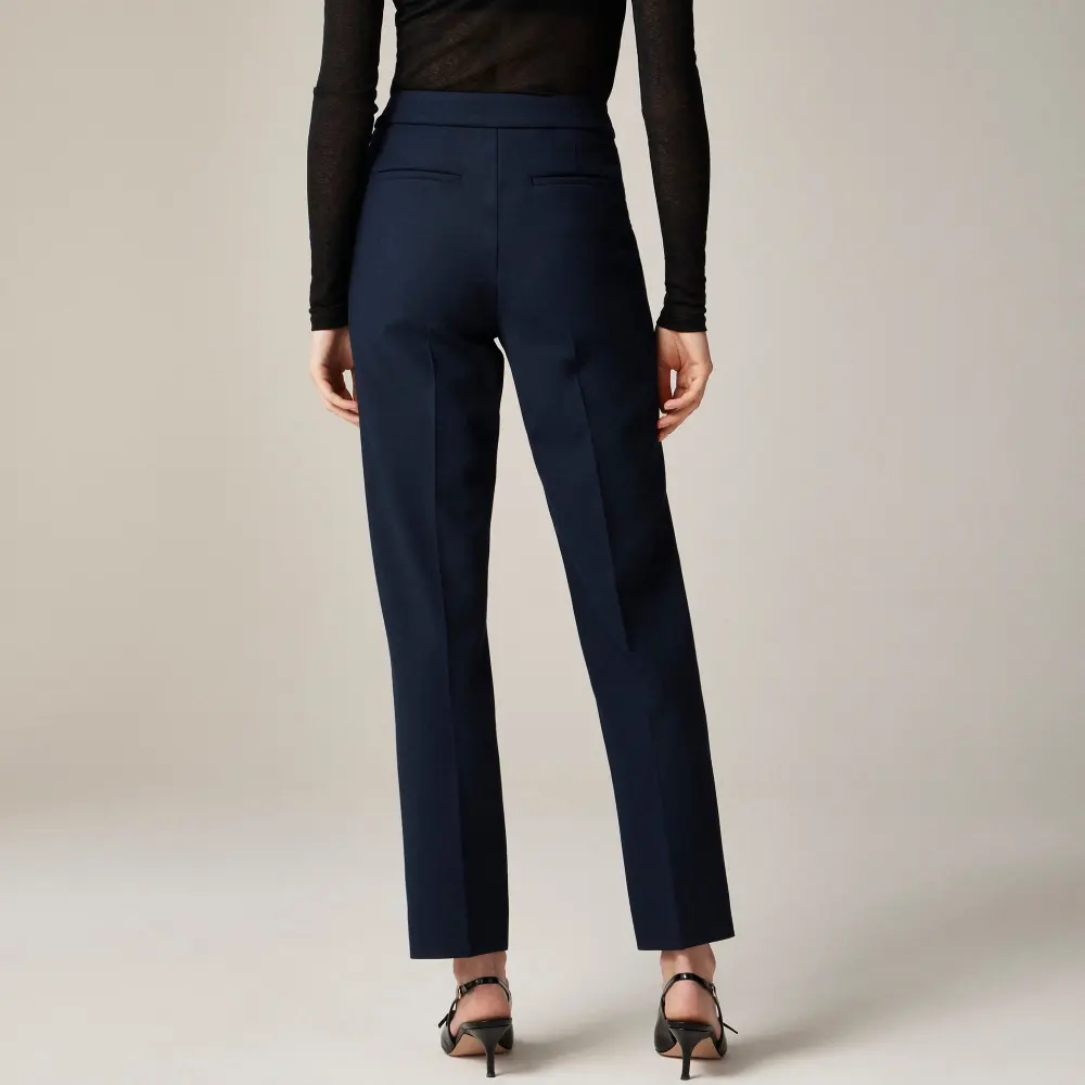 Straight-Leg Stretch Trousers