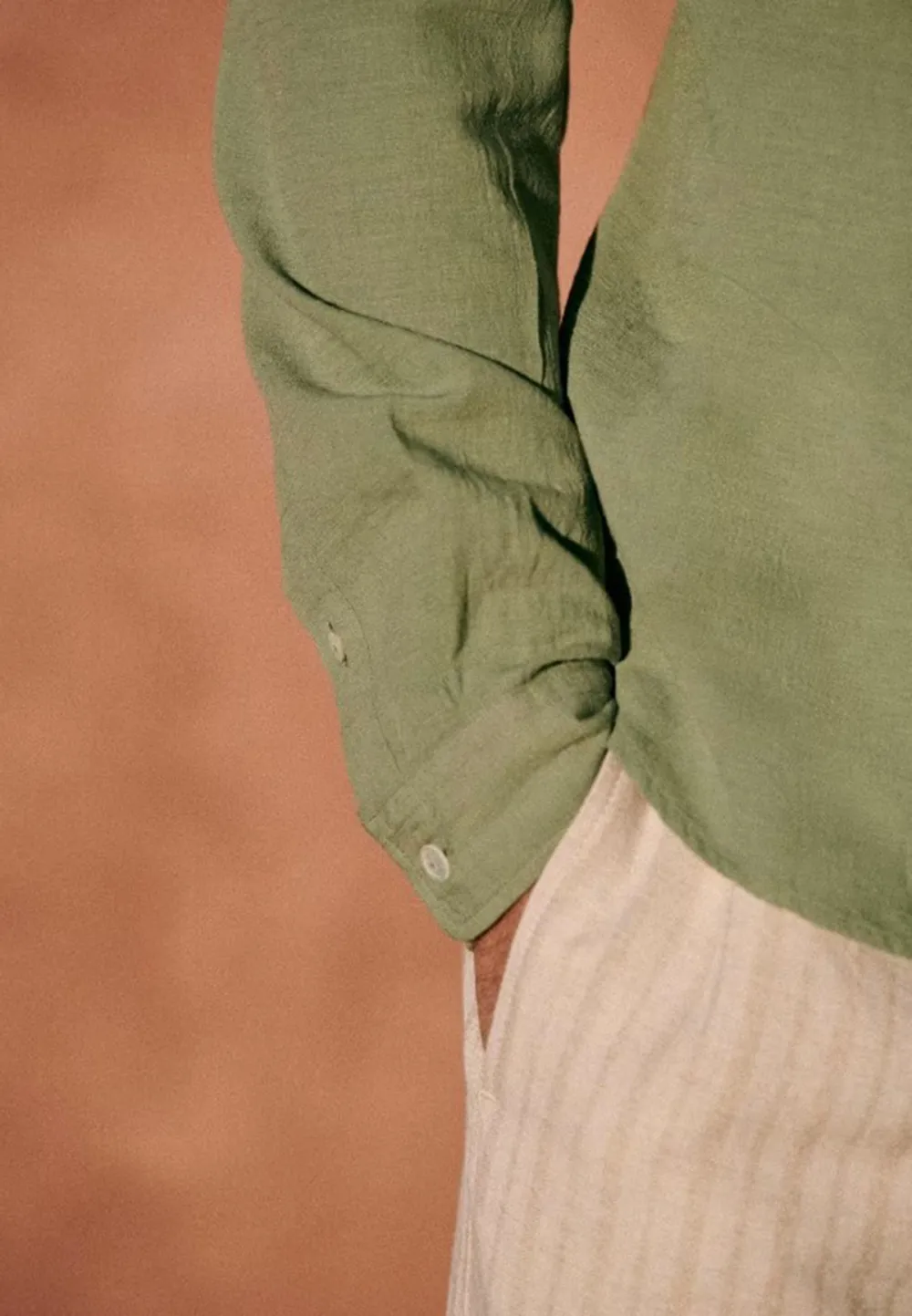 Mandarin Collar Shirt