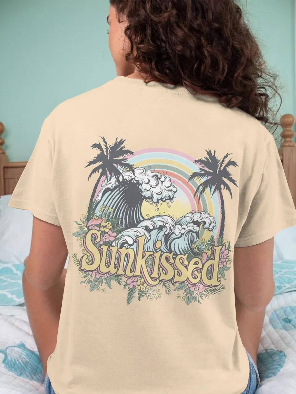 Sunkissed Beach - Back Printed Tee