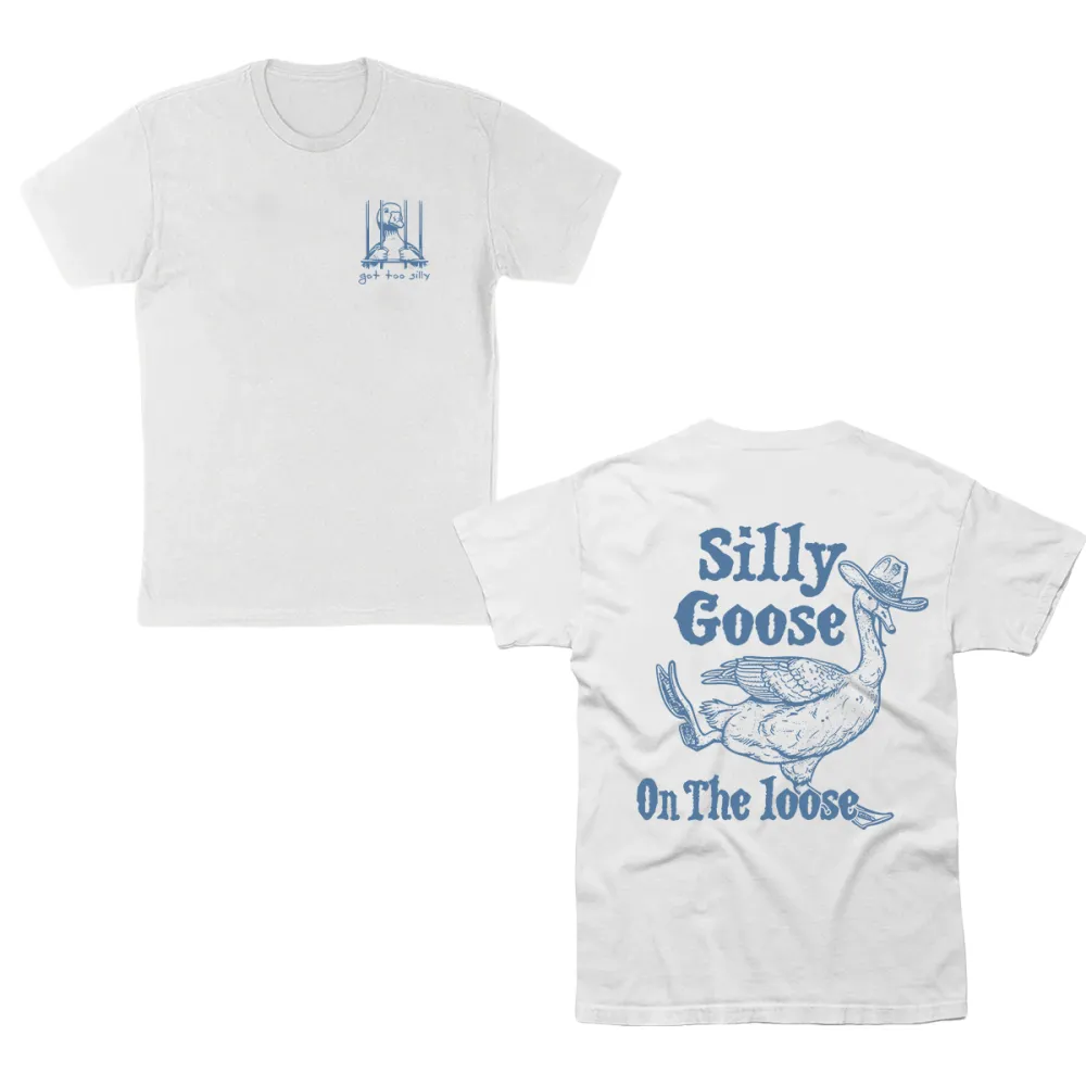 Simple Goose Print T-Shirt
