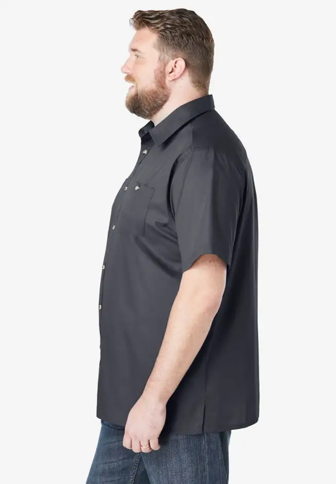 Short-Sleeve Pocket Sport Shirt