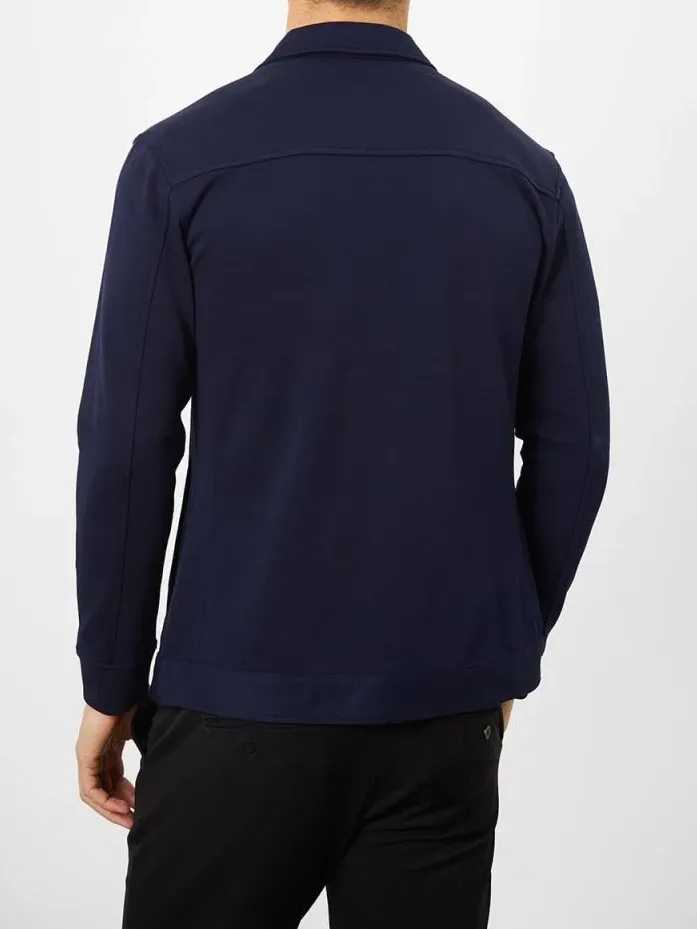 Navy Daily Leisure Soft Outerwear