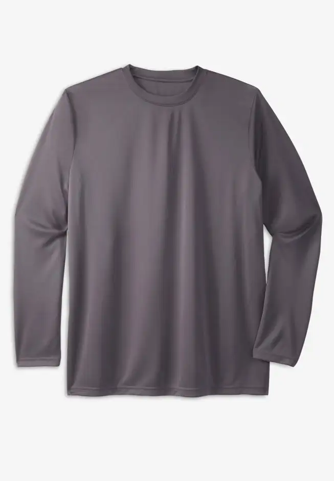 No Sweat Long-Sleeve Crewneck Tee