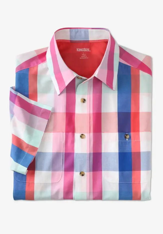 Check Short-Sleeve Sport Shirt